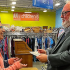 An employee at Goodwill finds a donated sweater worth $42,000 and returns it.