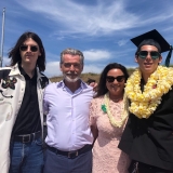 Pierce Brosnan and Keely Shaye Smith get emotional over youngest son’s graduation from college