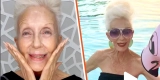 Gray-Haired Woman, 73, Is Slammed for Not Dressing Her Age, Hits Back at Critics by Posing in Swimsuit